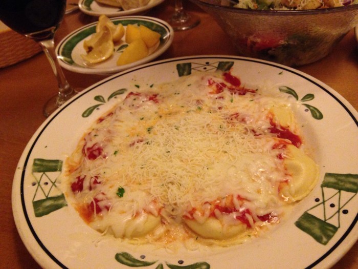 Cheese ravioli olive garden nutrition