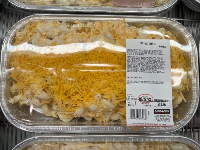 Costco cheese macaroni