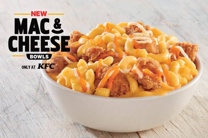 Kfc macaroni and cheese nutrition