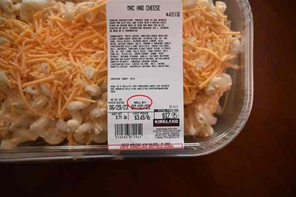 Costco macaroni and cheese nutrition