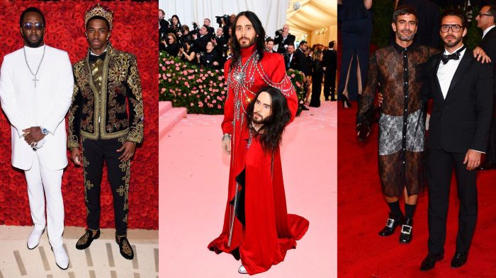 Met gala men fashion