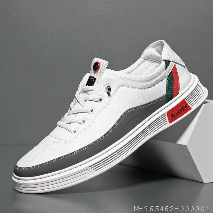 Mens white shoe fashion