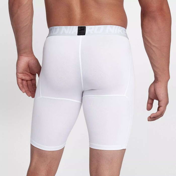 White shorts men's fashion