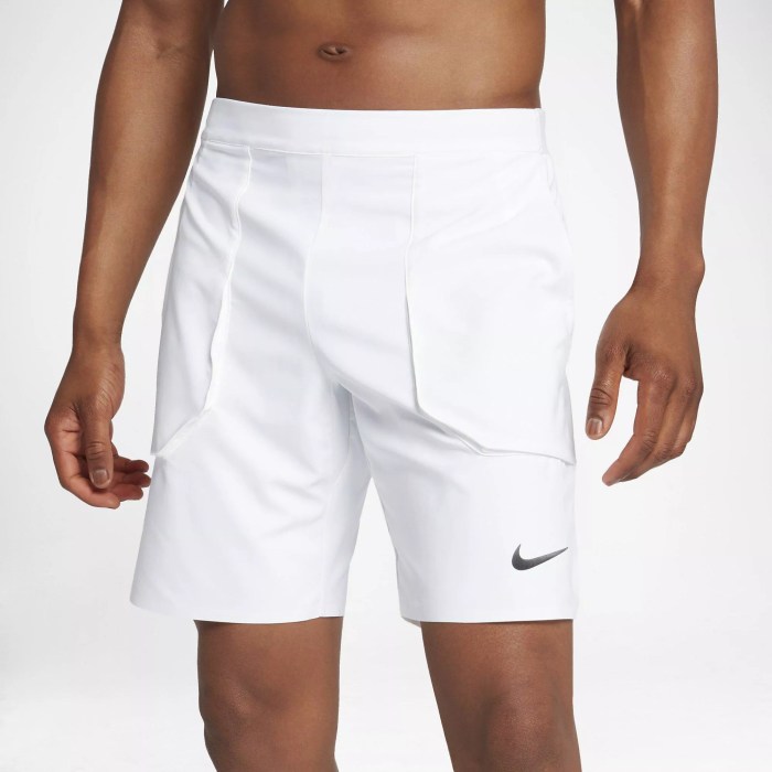 White shorts men's fashion