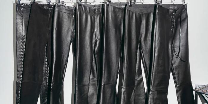 Fashion mens leather pants