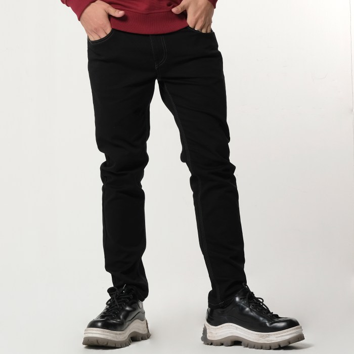 Mens black pants fashion