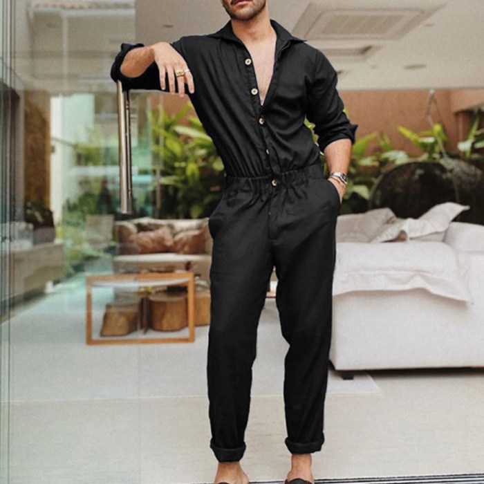 Mens fashion jumpsuit