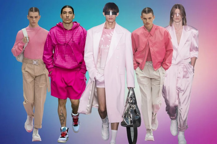 Pink fashion men